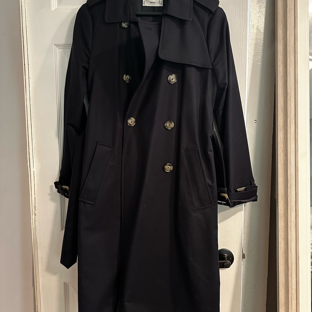 Women's Black Trench Coat